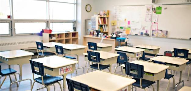 classroom and teacher