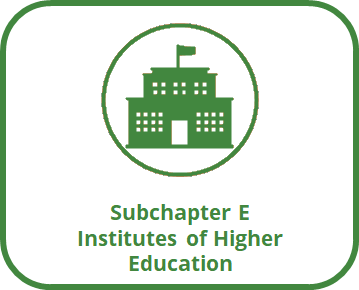 College & University Operators: eligible entities associated with a Texas college or university and are seeking a state-authorized charter under TEC Chapter 12, Subchapter E.