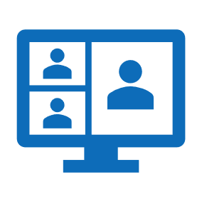 Virtual and Hybrid Courses Icon
